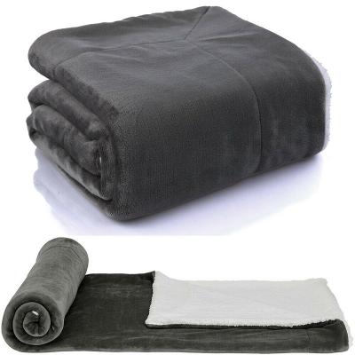 China Washable Anti-Static Winter Fleece TV Blanket For Sofa Warm Snuggle Bedroom Living Room Watching TV for sale