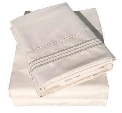 China Beautiful soft 1000TC like Egyptian cotton sheet set for sale