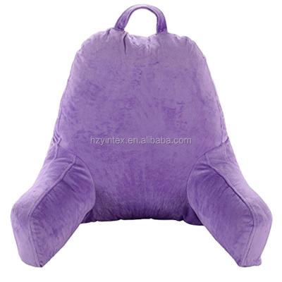 China 2021 Anti-Apnea TV Backrest Pillow Recliner Memory Foam Hug Reading Shredded Pillow for sale