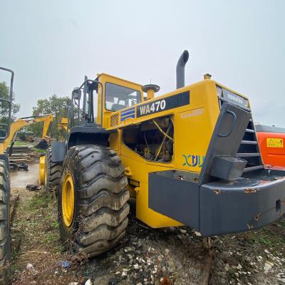 China Used Original Chinese Used Wheel Loader KOMATSU WA470 High Power With Air Conditioning Loader In Good Condition 4mÂ ³ for sale