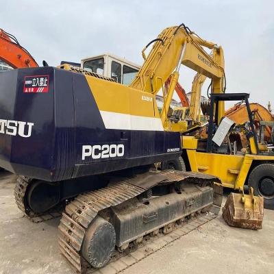 China used original used hydraulic excavator komatsu pc200-5 track pc200-5 digger with pc200-5 0.8 1 year warranty for sale