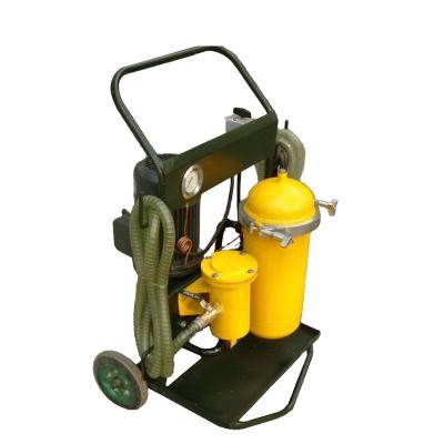 China Hydraulic oil filtration 25-150 LPM cheap price mobile lubricating oil filter cart for sale