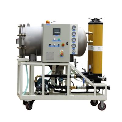 China Hydraulic Oil High Precision Coalescence Dehydration Oil Filter Machine for Insulating Oil Purification for sale