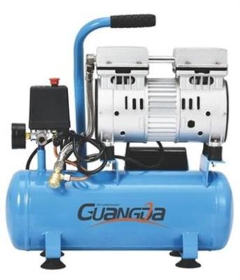 China OIL-LESS Factory Price 9L 220V Best Mini Small Size Oil Free Air Compressor for sale