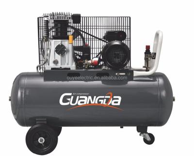 China Italian type lubricated air compressor 3HP 100L GHF2065 for sale