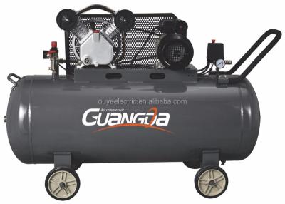 China 100L 1.5KW V-0.17-100L Belt Lubricated Air Compressor for sale