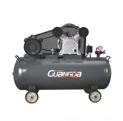 China 200 Liter 4KW V-0.6-200L Lubricated Belt Driven Air Compressor for sale