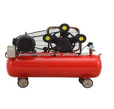 China 200L 10HP Lubricated Portable Belt Driven Industrial Air Compressor for sale