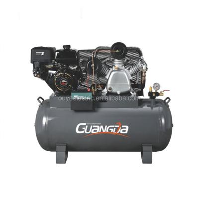 China 15HP 250L W-0.9/12.5 Gasoline Engine Lubricated Air Compressor for sale