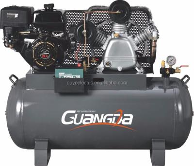 China W-0.9/12.5 15HP Gasoline Engine Lubricated Air Compressor for sale