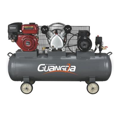 China V-0.25/8D 2.2KW 5.5HP Gasoline Engine Lubricated Air Compressor for sale