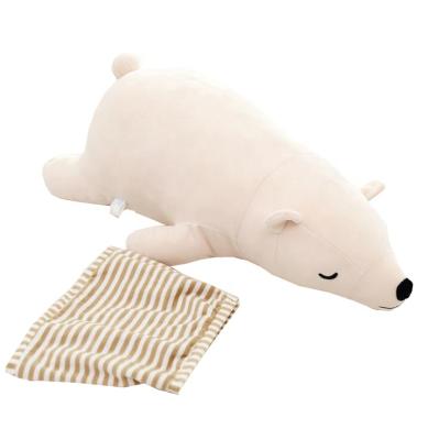 China Plush Promotional Cute Soft Stuffed Polar Bear Plush Toys Custom Plush Animal Toys for sale