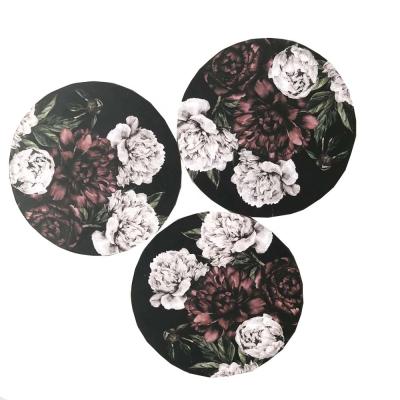 China Viable Colonial Garden Set Camellia Large Hard Placemats by Cutis of 4 Williamsburg for sale