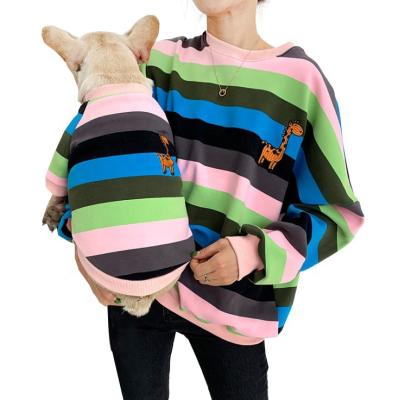 China 2 Legs High Quality Viable Matching Human And Pet Clothes With Large Dog Clothes Pet Supplies for sale