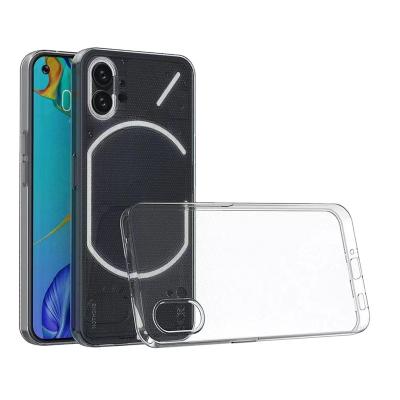 China Anti-drop TPU Simple Thin Soft Transparent Transparent Phone Case For Anything Phone 1 6.55 Inch Back Transparent Soft Fundas for sale