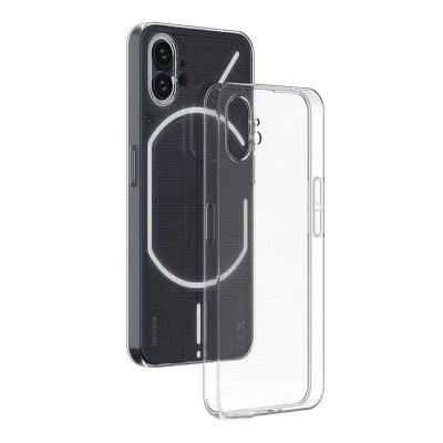 China New Transparent Anti-drop Case For Nothing Phone 1 Phone1 (1) 6.55 Inch Cover Crystal TPU Anti-knock Soft Back Shell Fundas Bumper for sale