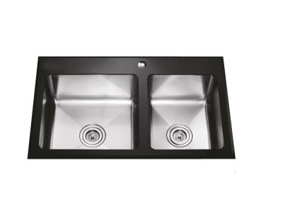 China Without Faucet Stainless Steel Ice Sink Environmental Friendly Kitchens for sale