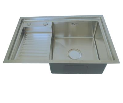 China With Faucet 18 Gauge Laundry Kitchen Sink Rustic Stainless Steel Utility Sinks for sale