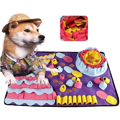 China New Soft Canvas Food Feeder Hide & Seek Stocked Slower Pet Toys Soft Strong Washable Interactive Puzzle Game for sale