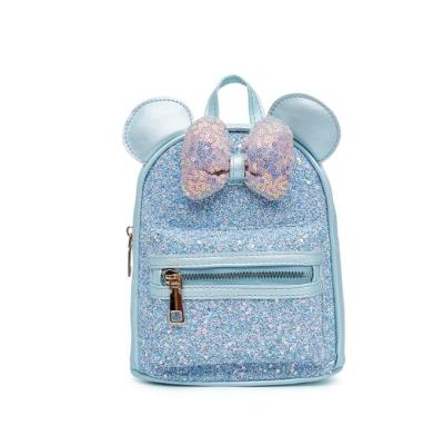 China Other high quality cheap bowknot kindergarten shinny lovely girls backpack school bags for kids for sale