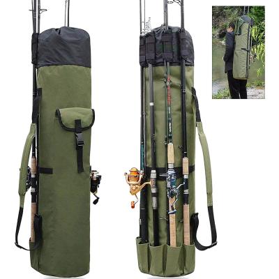 China Hot Selling Multifunction Waterproof Durable Foldable Rod Organizer Tackle Fishing Rod Bag for sale