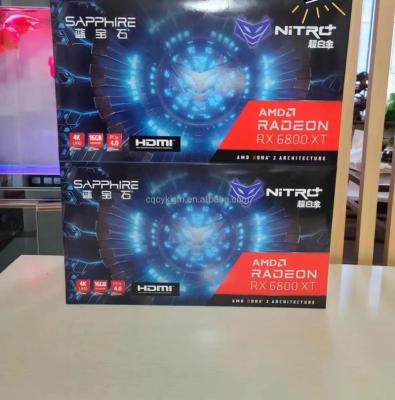 China Desktop 2022 In Stock Hot Sale AMD Radeon 5700XT XFX 6700XT 6800XT 6900XT Sapphire Graphic Card 8GB GPU Gaming Video Card for sale