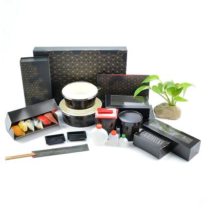 China Disposable Sushi Products Sushi Tools Private Custom Take Away Sushi Paper Box for sale