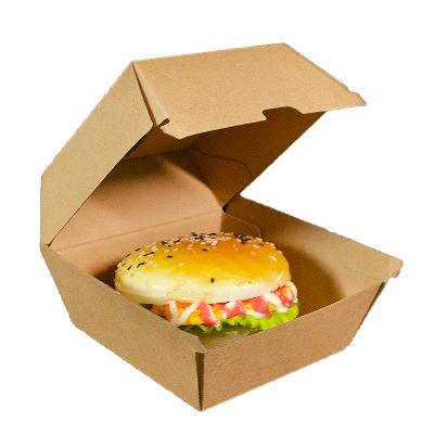 China Disposable Customized Paper Burger Box Food, Food and Beverage Packaging Disposable Cardboard Ms-Burger Box Meshine Accept CN; ZHE for sale