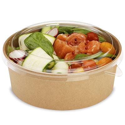 China High Quality Disposable Easy ECO Disposable Container Paper Salad Bowl Package Packing for sale