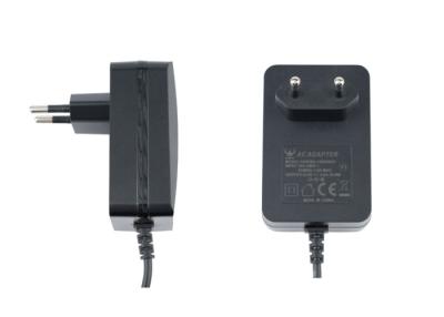 China 24W Black Interchangeable Plug Power Adapter 5V Output Voltage AU EU US UK Version. for sale