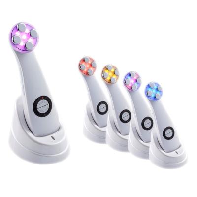 China DEEPLY CLEANSING 5 in 1 Handheld Master Dispositivo LED Cuidado Skin Care Facial Massage Rejuvenation LED&RF Toning for sale