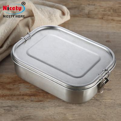 China Freshness Preservation Lunch Box Stainless Steel Fineness Insulated Bento Box Leak Proof Lunch Box For Men for sale