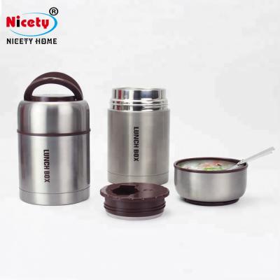 China Business Insulated 304 Stainless Steel Food Container Portable Thermo Jug for sale