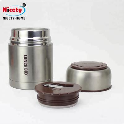 China Business stainless steel private label vacuum insulated lunch box tiffin thermal carrier modern lunch box for sale