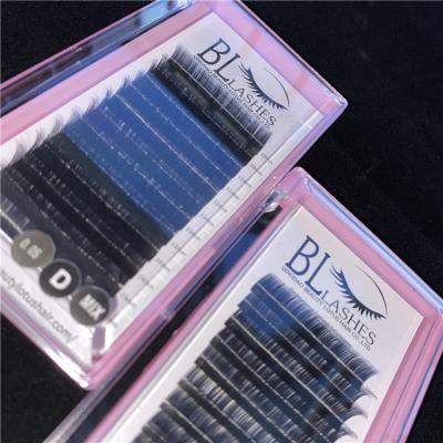 China Wholesale Clean Natural Soft Brand Eyelash Extension Flat Lashes Different Eyelash Extensions Supplies for sale