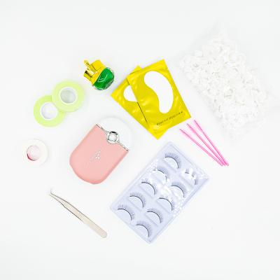 China Eyelash Extension Training Kit Makeup Tool Eyelash Extension Kit Workable Diy Set for sale