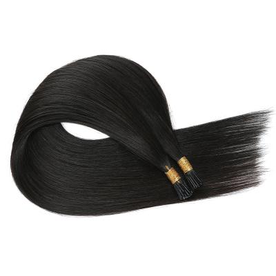 China 100% European Silky Straight Wave Curly Straight i tip hair extensions stick in i tip hair extension for sale