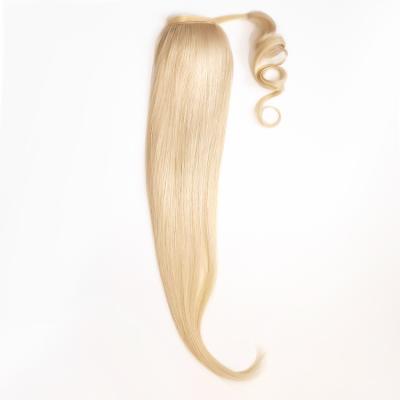 China No Ponytail Wave 100% Silky Straight Virgin Human Hair Ponytail Hair Extensions for sale