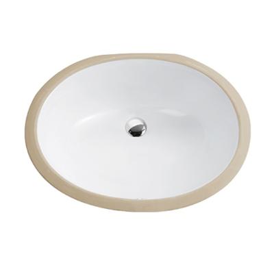 China Modern Modern Round Circular Under Cabinet Counter Mounted Ceramic Shampoo Sanitary Basin YL3006 for sale