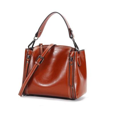 China PORTABLE Shoulder Handbags Hobo Bag Leather Bucket Bags Designer Satchel Ladies Purses Cross - Body Bag for sale