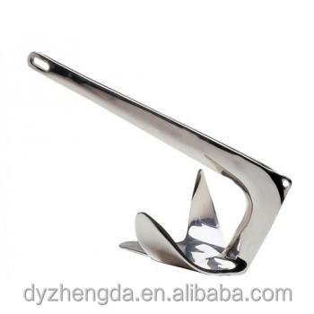 China Marine Hardware Factory Price Stainless Steel 316 Bruce Anchor Ship Anchor for sale