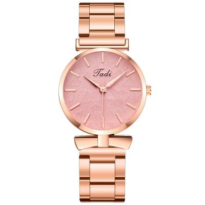 China Women Luxury Brand Ladies Watches Elegant Gold Clock Wristwatches Shape Girl Gifts Quartz Watch for sale