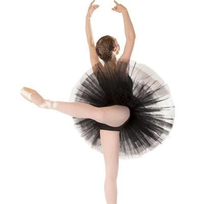 China Dress up girl's new ballet TUTU professional tutu woman pancaked half tutu dress woman dance costumes for sale