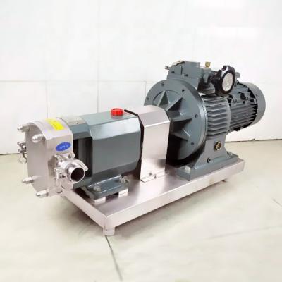 China stainless steel 304/316 jacketed chocolate transfer pump for sale