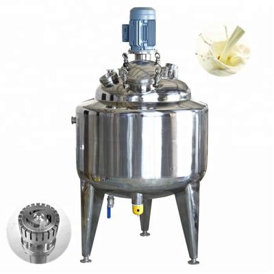 China stainless steel tank homogenizer and pasturizer for milk for sale