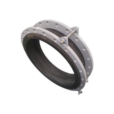 China Industry High Quality Carbon Steel Galvanized Jgd Epdm Flexible Rubber Expansion Clamp Type Bellows Joint for sale