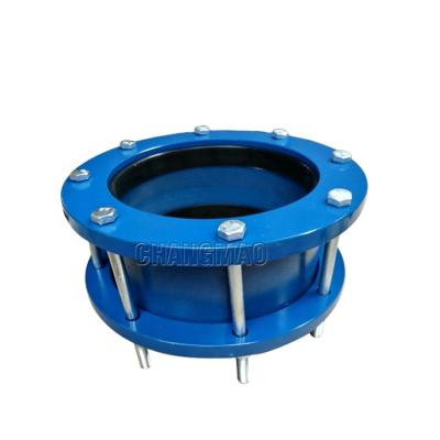 China Water Pipeline Malleable Universal Fan Iron Pipe Fitting Flange Adapter For HDPE Pipe for sale