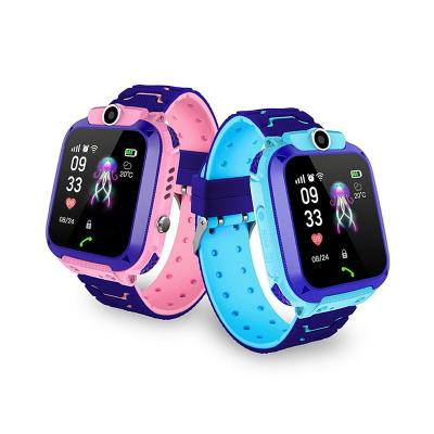 China Hot Selling Q12 Kids Touch Screen Smart Watch Support sim card SOS IP67 Waterproof Smart Phone Kids Watch à venda