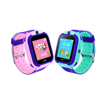 China GPS Navigation Q12 Children Smartwatch Camera Baby SOS Anti Call Wrist Kids Smart Watch Sim Bracelet Alarm Waterproof Phone Tracker à venda