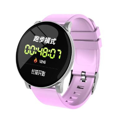 Cina Hot Sale Factory W8 Smartwatch Heart Rate Blood Pressure Luxury Touch Screen Smart Watch 2020 For Man And Woman IOS IP67 Waterproof No Camera in vendita